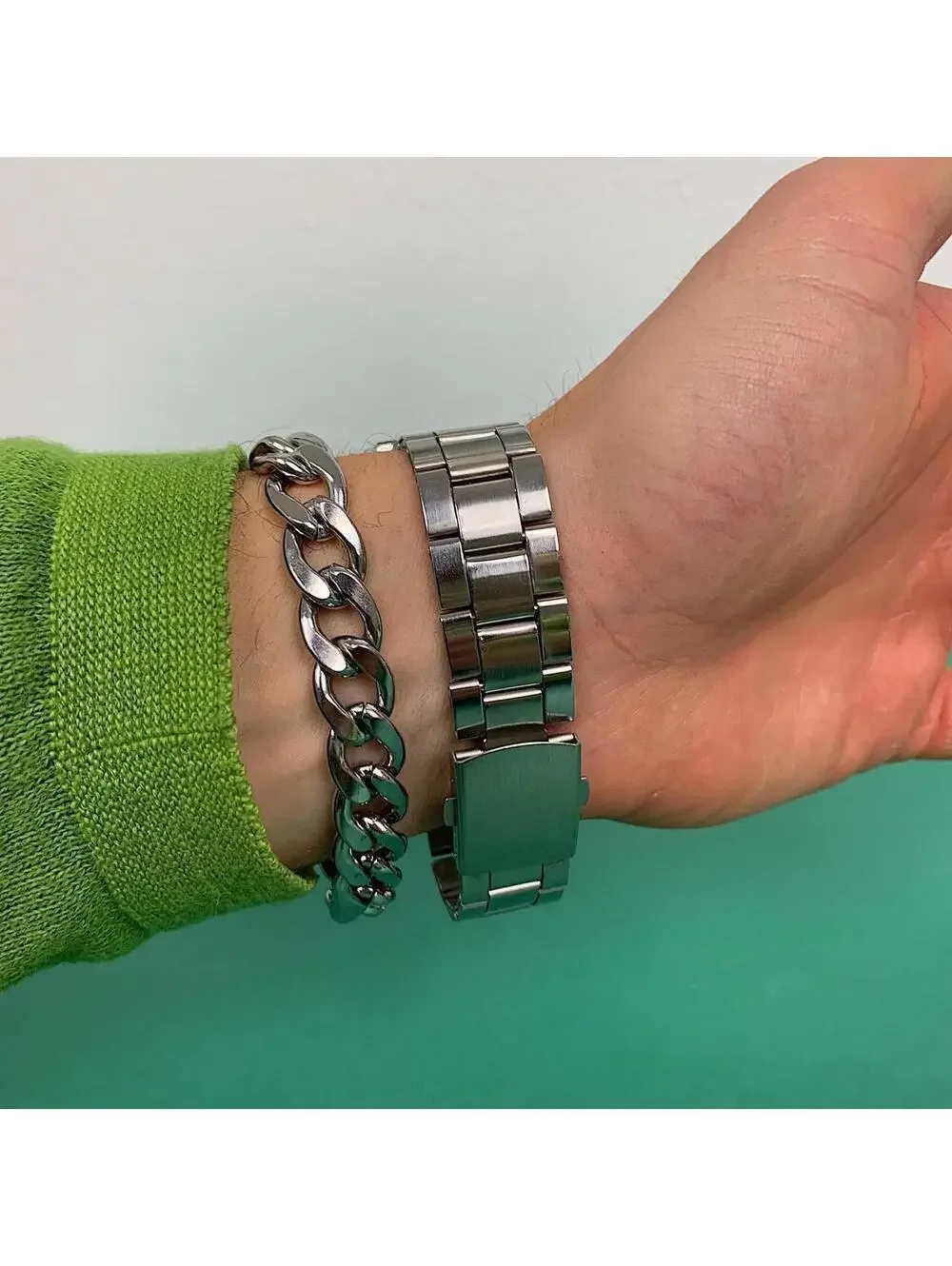 Classy Y2k 2000s vintage style essential minimalist retro stainless steel cyber